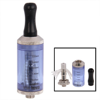 CE9 5ML Cotton-free Detachable E-Cigarette Atomizer with A Scale (Blue)